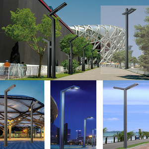 Lampadaire LED Solaire à Panneau Solaire, Corps en Fer, IP66, Blanc Chaud Doux 2700K, Détecteur de Mouvement, Garantie 10 Ans, Éclairage Routier - Product Image 5