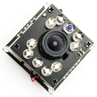 Mini caméra USB Full HD 1080P avec vision nocturne, module de caméra à vision nocturne IR automatique, champ de vision de 90 degrés sans distorsion, capteur CMOS, mise au point fixe MJPG/YUY2