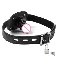 Jouets sexuels pour adultes BDSM Bondage Fétiche, Plug pénien en silicone, Dildo à boule, Bâillon à bouche ouverte