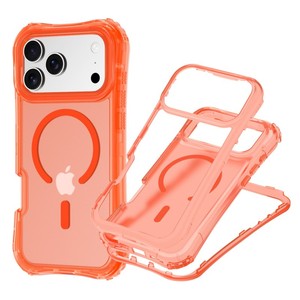 Funda Magnética 3 en 1 Senyork a Prueba de Golpes en Colores Neón para iPhone 11 12 13 14 15 16 17, Carcasa Trasera de Alta Calidad con Carga Inalámbrica - Product Image 5