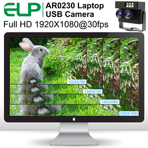 Elp <span class=keywords><strong>IR</strong></span> Ngày Tầm Nhìn Ban Đêm 2MP 1080P Stereo <span class=keywords><strong>Webcam</strong></span> Ống Kính Kép Công Nghiệp USB Stereo Máy Ảnh Với Trường Hợp Cho Sinh Trắc Học võng mạc Phân Tích - Product Image 2