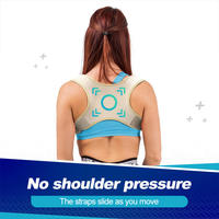 Ceinture de Correction Posturale Professionnelle FSPG Ajustable en Néoprène pour le Haut du Dos – Soutien Universel