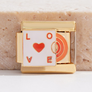 DIY Modular Bracelet Zinc Alloy Charm Links Unisex Jewelry Gift Accessory - Product Image 3