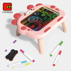 Mainan menggambar anak, mainan edukasi papan gambar grafiti neon dengan papan tulis LED untuk anak-anak - Product Image 1
