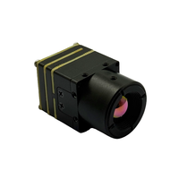 Module thermique infrarouge 640x512, interface CVBS, mesure de température non refroidie, objectif 9,1 mm, sensibilité 45 mK, 17,5x14