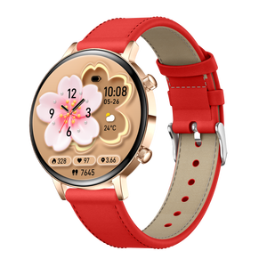 Siêu Mỏng Thiết Kế 1.32 Inch L11 Amoled Phụ Nữ Smartwatch Ip68 Bt Cuộc Gọi HR Bp Spo2 Tập Thể Dục Tracker Thông Minh Đồng Hồ Cho Android Và IOS - Product Image 3