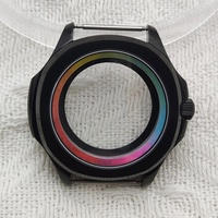 Boîtier de montre en acier inoxydable 39 mm avec verre saphir, fond et dos transparents pour mouvement NH35/NH36/NH70, étanche