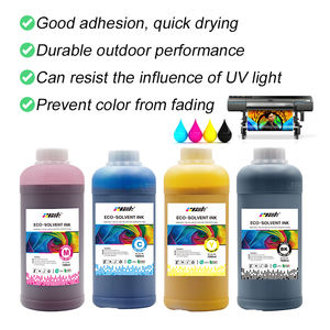 高品質1000 ML大型屋外広告デジタル印刷インクエコ溶剤オイルベースI3200 Xp600 DX4 DX5用 - Product Image 5