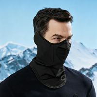 Masque de ski personnalisé en polaire chaude respirante, coupe-vent et épaissi, cache-tête et cache-cou pour activités de plein air et cyclisme hivernal