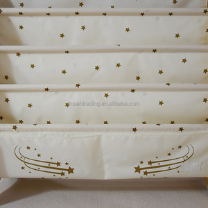 ชั้นวางหนังสือเด็กดีไซน์ใหม่ทำจากไม้ ชั้นวางของแบบเปิด 4 ชั้นสำหรับห้องเด็ก - Product Image 4