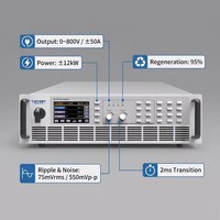 Fuente de Alimentación CC Bidireccional Programable de Alta Precisión y Alto Voltaje de 800V 50A 12kW para Carga de Vehículos Eléctricos y Aviónica