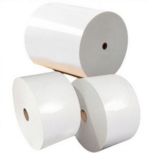 ورق لاصق ذاتي أبيض لؤلؤي لامع 60 ميكرون، لاصق أكريليك من جانب واحد، ملصق مقاوم للماء، لفة جامبو - Product Image 2