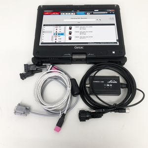 Herramienta de diagnóstico para montacargas Linde, modelo Two in one v110 laptop LSG Forklift, compatible con el escáner Linde Canbox Doctor y LINDE LTD2 Pathfinder. - Product Image 1