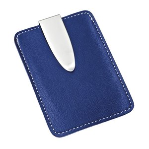 Portafoglio da uomo di lusso blu antifurto dotato di porta carte di grandi dimensioni portaoggetti in metallo vuoto - Product Image 2
