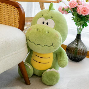 Nuevo lindo dinosaurio relleno Animal verde Nerdy Dragon Boy Regalo de Cumpleaños muñeca grande - Product Image 6