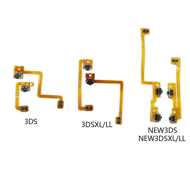 For 3DS 3DS XL LL NEW 3DSXL Left Right Button Flex Cable L R Shoulder Trigger Switch Connect Flex Cable for Nintendo 3DS