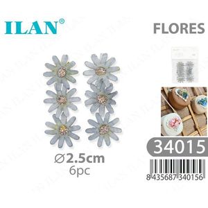 ILAN Fiori Secchi 2,5cm 6 Pezzi per Decorazioni Artigianali - Product Image 3