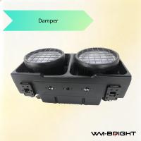 Projecteur Blinder RGBALC 6-en-1 étanche IP65 avec anneau LED pour concerts en extérieur et événements scéniques
