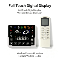 Sistem Penggerak Kipas BLDC untuk Pendingin Udara Evaporatif, Panel Kontrol Layar Digital, Remote Control, Modul WIFI Opsional