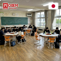MINYI DAISY Japon Table de formation de luxe moderne, mobilier de salle de classe, bureau et chaise d'école, et table de formation