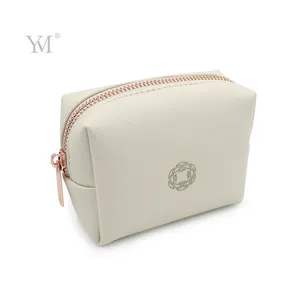 Yumei coco küçük promosyon kozmetik çantası güzel çok fonksiyonlu fermuarlı kozmetik makyaj çantası