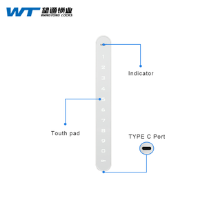 S-2046A-00A1 WT wangtong keyles 9 chữ số màu trắng tủ locker xử lý tự động ock cho gỗ Kim Loại tủ - Product Image 4
