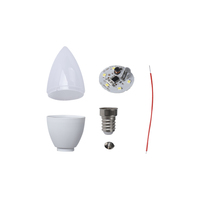 Offre Spéciale E27 B22 E14 5W 7W 9W Led Bougie Ampoule SKD CKD COB PBT + PS Led Bougie Lampe Ampoule Lumière Matière Première Led Ampoule