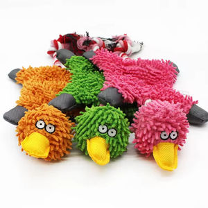 Juguete de Peluche para Perro con Forma de Pato, Resistente a Mordidas, con Sonido y Papel Chirriante en el Interior, de Alta Calidad - Product Image 1