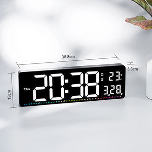 Reloj Despertador Digital LED Inteligente de Escritorio con Gran Pantalla, Temporizador y Espejo, Ideal para Mesita de Noche - Product Image 2