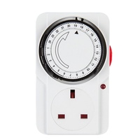 Minuteur mécanique de type UK 24 heures TE-22A, prise mécanique programmable
