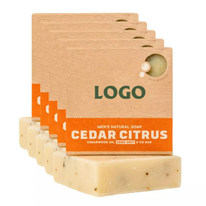 Barre de <span class=keywords><strong>savon</strong></span> pour hommes, marque privée, <span class=keywords><strong>lait</strong></span> de chèvre entièrement naturel, hydratant, fait à la main, pour visage, <span class=keywords><strong>barbe</strong></span>, bain, soins de lavage - Product Image 2