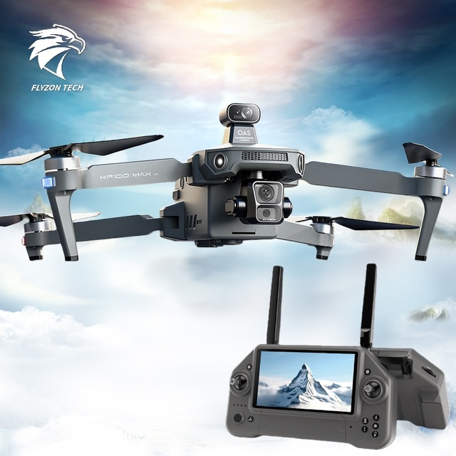 KF100 MAX Drone 4K HD Camera GPS Positioning and With 360° Laser Obstacle Avoidance Intelligent Return for Aerial Photography