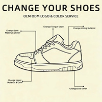 Chaussures de skate décontractées vintage pour hommes, personnalisées OEM, à semelle épaisse, minimalistes, faites à la main, respirantes, en cuir pleine fleur