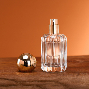 Venta al por mayor de lujo vacío vidrio Colonia Spray botella con bomba de loción diseño portátil recargable Reed difusor - Product Image 2