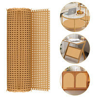 Panneau d'insertion pour porte d'armoire en plastique, maille ouverte, cannage synthétique en rotin, découpe sur mesure, cannage en rotin facile à plier