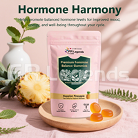Compléments alimentaires en gommes à la vitamine C vegan naturelle de qualité supérieure, favorisant l'équilibre probiotique vaginal féminin