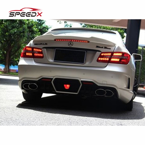 Pour <span class=keywords><strong>Mercedes</strong></span> W207 classe <span class=keywords><strong>E</strong></span> coupé Wald Kit carrosserie pare-chocs avant pare-chocs arrière jupe latérale garde-boue becquet phare - Product Image 5
