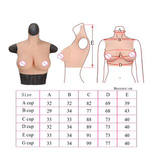 Prótesis de Senos de Silicona 2020, Rellenas de Silicona, para Crossdressing, Talla G, para Travestis y Personas Transgénero, Tallas A-G - Product Image 6
