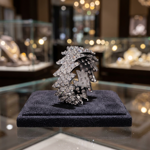 เครื่องประดับชั้นดี เพชร VVS แหวนแบบ Unisex สไตล์ฮิปฮอป Cuban Link ประดับเพชรเลียนแบบ เพชรเพาะเลี้ยงในห้องปฏิบัติการ รับรองโดย NGTC เงินแท้ 925 - Product Image 3