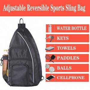 Échantillon gratuit Sac à dos de sport imperméable à grande capacité personnalisé Sac de tennis de table 2 en 1 Sac de pickleball avec logos - Product Image 4