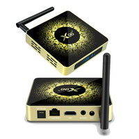 Original usine Amlogic S928X Android 11 8K Android Tv Box BT5.2 double bande Wifi 6 USB 3.0 haut de gamme tv box X96 X10