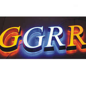 Letrero de Acrílico 3D de Alta Calidad con Logotipo Personalizable, <span class=keywords><strong>Colores</strong></span> de Luz Iluminados, Letras del Alfabeto LED para Escaparates de Empresas - Product Image 1