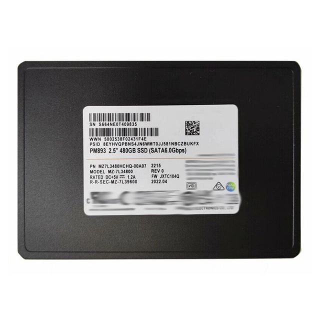 PM893 480GB SATA 6Gb/s 2.5-inch Internal Metal Enterprise Datacenter SSD