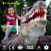 Benim Dino DR726 çocuk arabası üzerinde eğlenceli dinozor Robot binmek