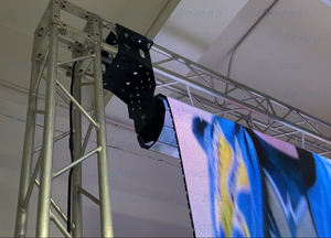 Bescan Godd calidad P2.604 pantalla LED plegable rodante para interiores P3.91 pantalla led para puerta rodante para interiores alta frecuencia de actualización - Product Image 4