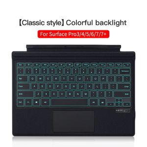 Teclado Inalámbrico Magnético con Retroiluminación Colorida y Trackpad para <span class=keywords><strong>Microsoft</strong></span> Surface Pro 3/4/5/6/7/7 <span class=keywords><strong>Plus</strong></span>, Dropshipping - Product Image 2