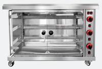 Nouvelle rôtissoire rotative à gaz électrique commerciale en acier inoxydable pour restaurants magasins d'alimentation centres commerciaux pour magasins de poulet rôti