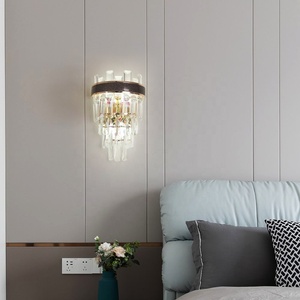 Lampade <span class=keywords><strong>da</strong></span> Parete Moderne <span class=keywords><strong>da</strong></span> Interno in Cristallo con Lampadina E14 per Villa Corridoio <span class=keywords><strong>Balcone</strong></span> - Product Image 6