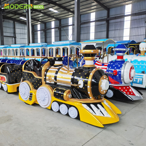 Trenes de atracciones del parque de diversiones Modern Rides, trenes para niños. - Product Image 4