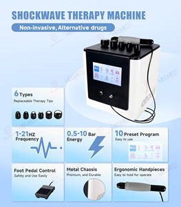 Dispositivo de Fisioterapia de Ondas de Choque Compacto de Escritorio, Diseño que Ahorra Espacio, Dispositivo de Terapia de Ondas de Choque para Clínicas - Product Image 2